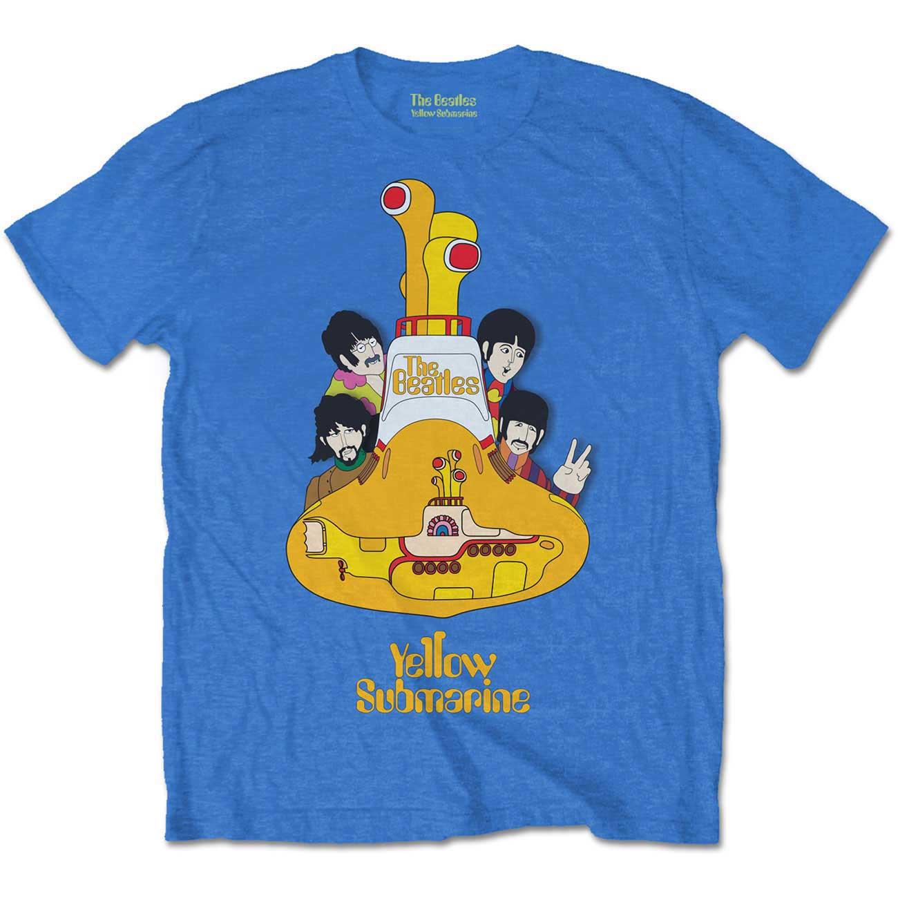 (ビートルズ) The Beatles オフィシャル商品 キッズ・子供 Yellow Submarine Tシャツ コットン 半袖 トップス 【海外通販】
