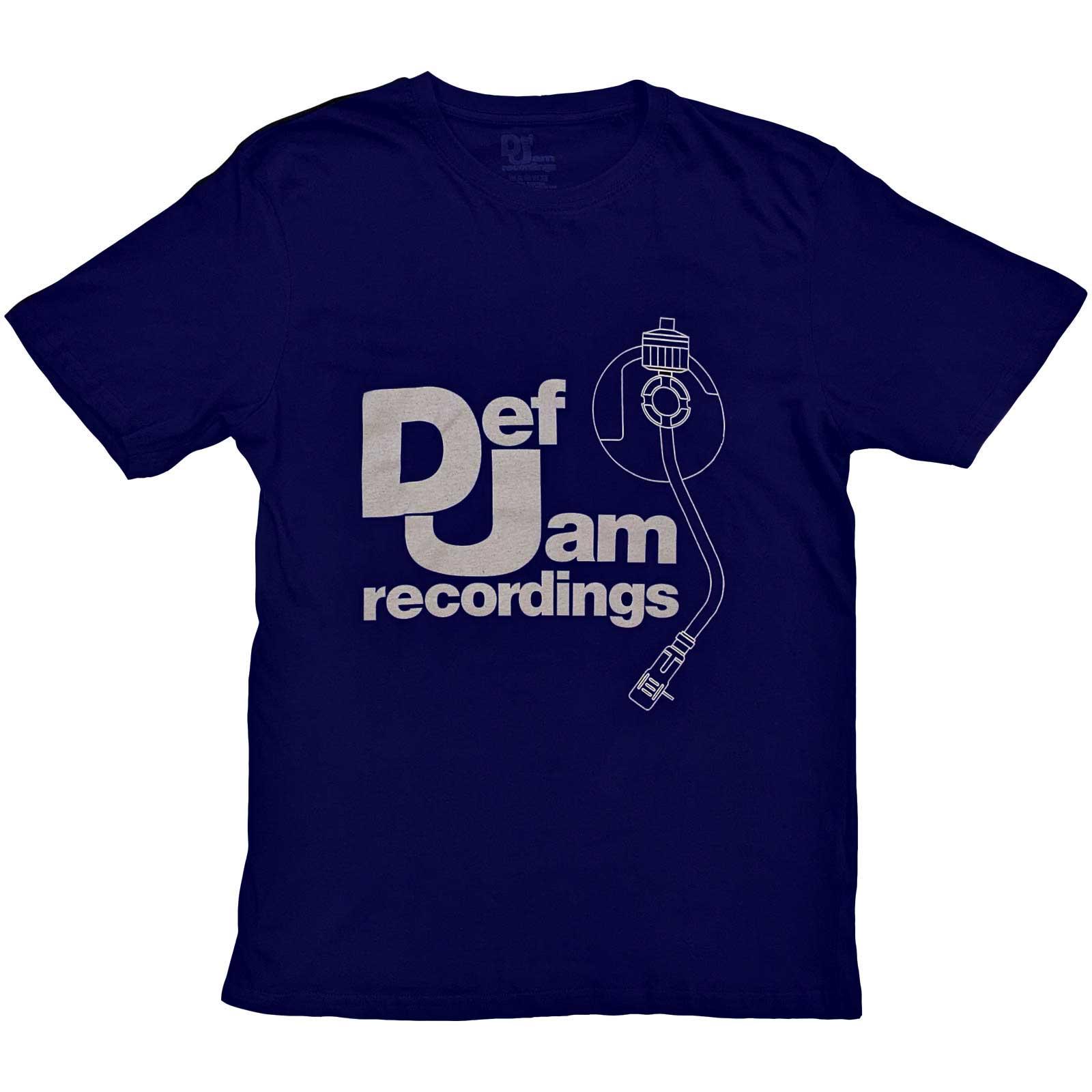 (デフ・ジャム・レコーディングス) Def Jam Recording オフィシャル商品 ユニセックス ロゴ Tシャツ 半袖 コットン トップス 