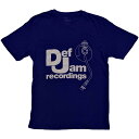 (デフ ジャム レコーディングス) Def Jam Recording オフィシャル商品 ユニセックス ロゴ Tシャツ 半袖 コットン トップス 【海外通販】