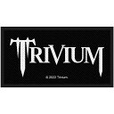 (トリヴィアム) Trivium オフィシャル商品 ロゴ ワッペン パッチ 【海外通販】