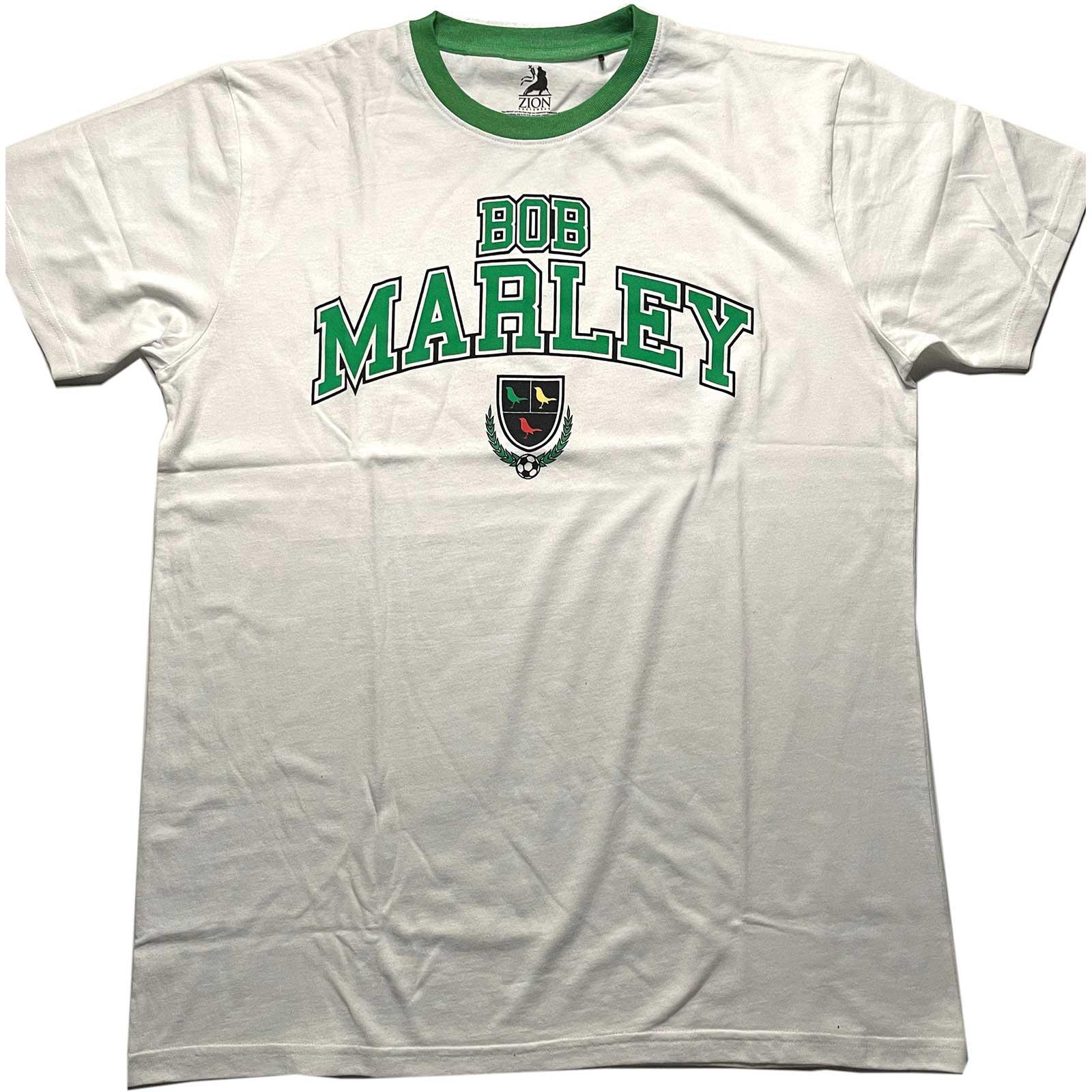 (ボブ・マーリー) Bob Marley オフィシャル商品 ユニセックス Collegic ロゴ Tシャツ 半袖 トップス 【海外通販】