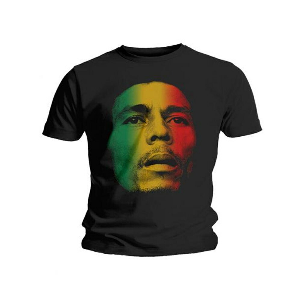 (ボブ・マーリー) Bob Marley オフィシャル商品 ユニセックス Face Tシャツ コットン 半袖 トップス 【..