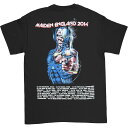 (アイアン メイデン) Iron Maiden オフィシャル商品 ユニセックス England 2014 Tour Tシャツ 半袖 トップス 【海外通販】