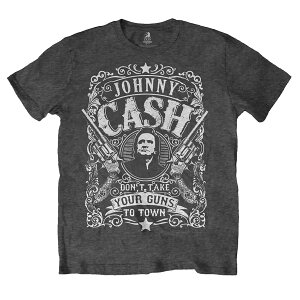 (ジョニー・キャッシュ) Johnny Cash オフィシャル商品 ユニセックス Don´t Take Your Guns To Town Tシャツ 半袖 トップス 【海外通販】