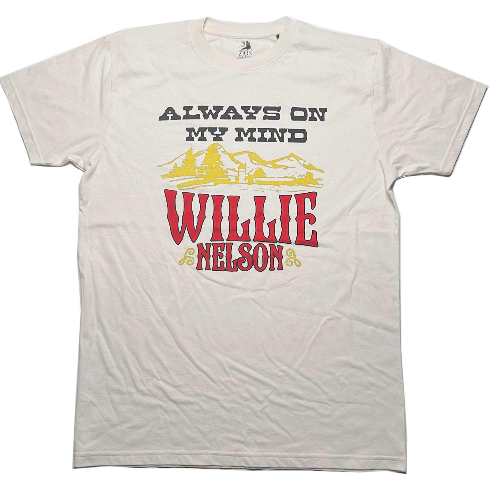 (ウィリー・ネルソン) Willie Nelson オフィシャル商品 ユニセックス Always On My Mind Tシャツ 半袖 トップス 【海外通販】