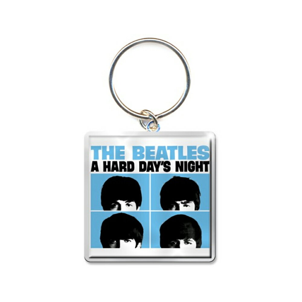 (ビートルズ) The Beatles オフィシャル商品 Hard Days Night フィルム キーリング フォトプリント キーホルダー 【海外通販】