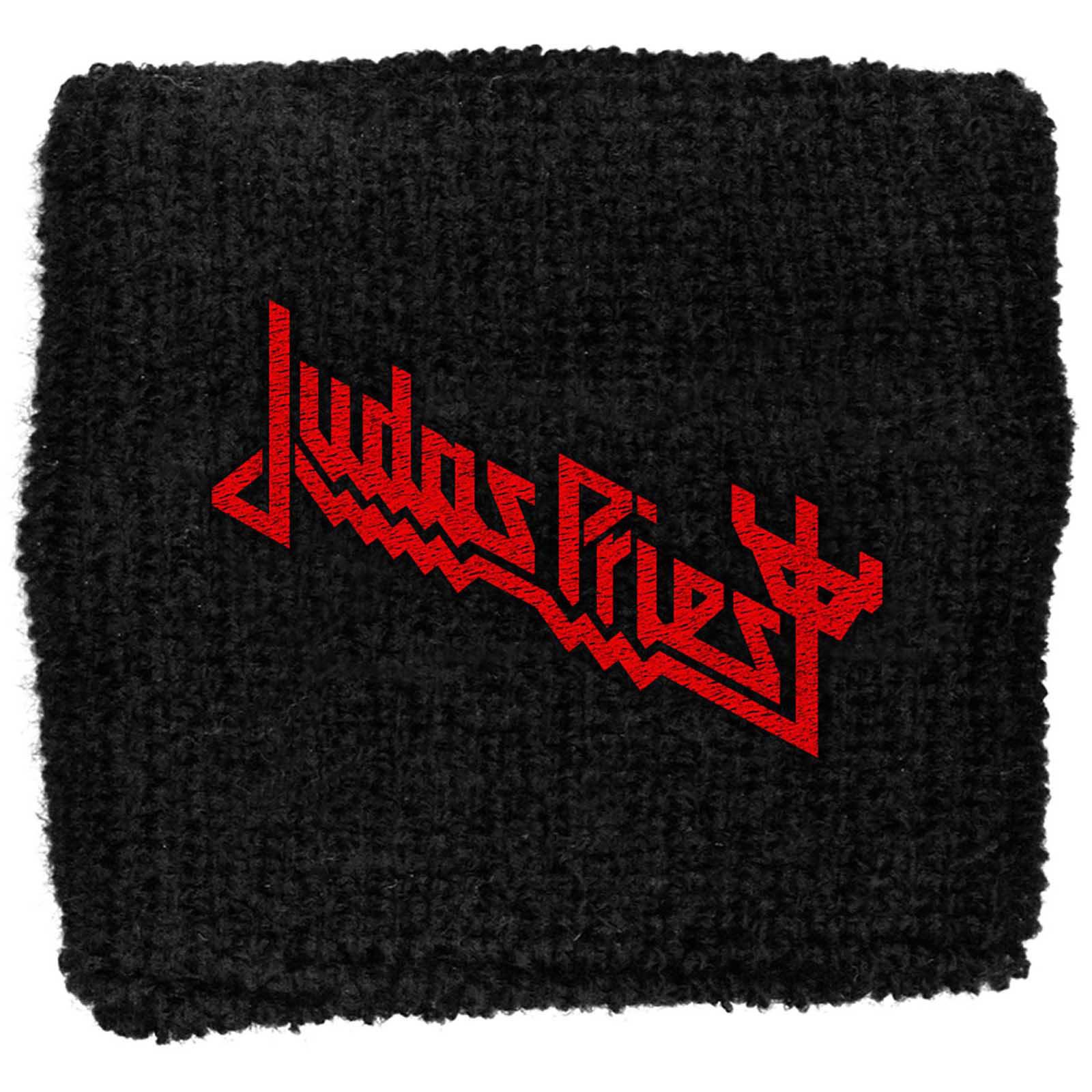 (ジューダス・プリースト) Judas Priest オフィシャル商品 ロゴ リストバンド 布地 スエットバンド 【海外通販】
