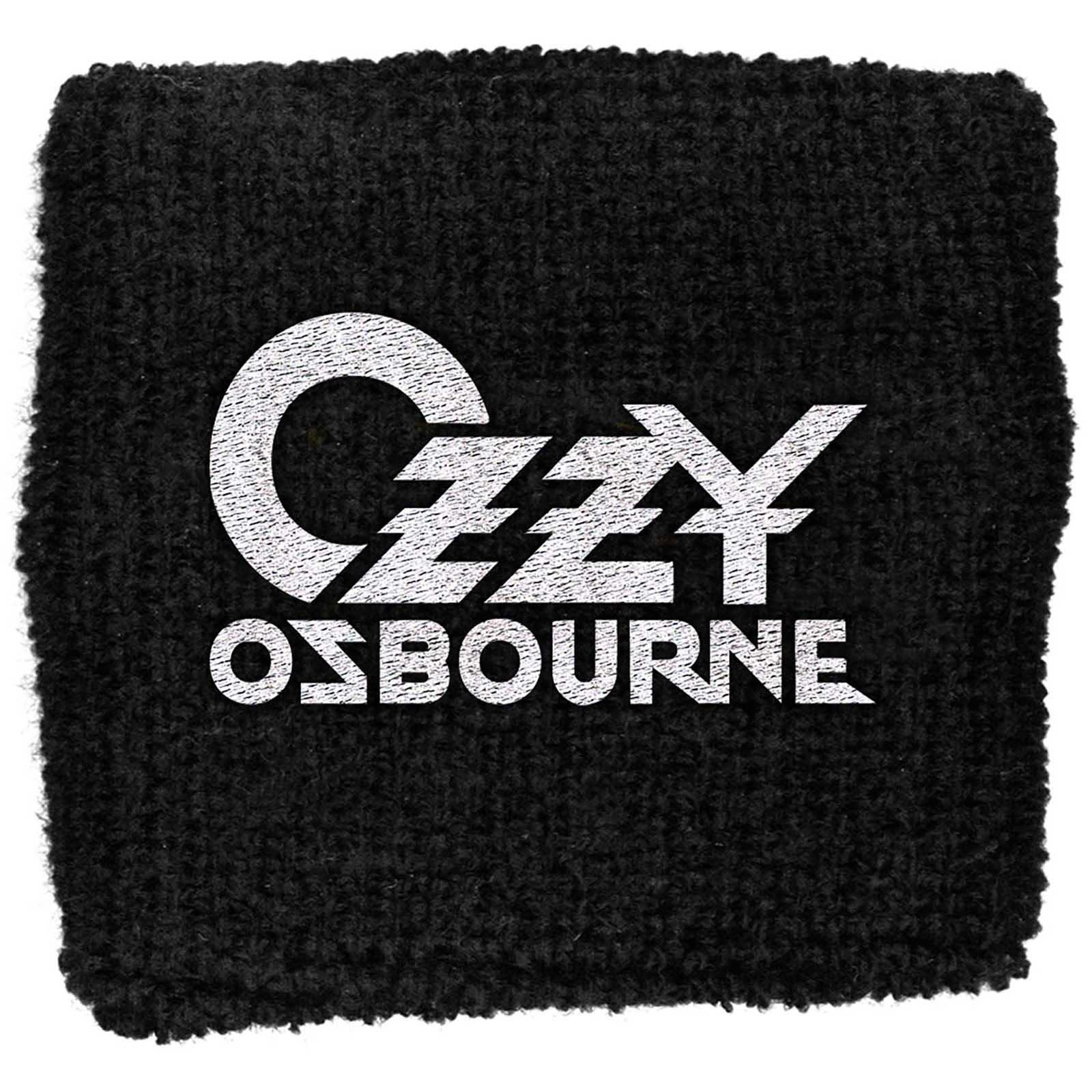 (オジー・オズボーン) Ozzy Osbourne オフィシャル商品 ロゴ リストバンド 布地 スエットバンド 【海外..