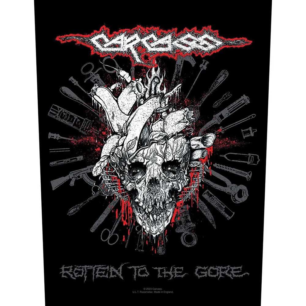 (カーカス) Carcass オフィシャル商品 Rotten To The Gore ワッペン パッチ 【海外通販】