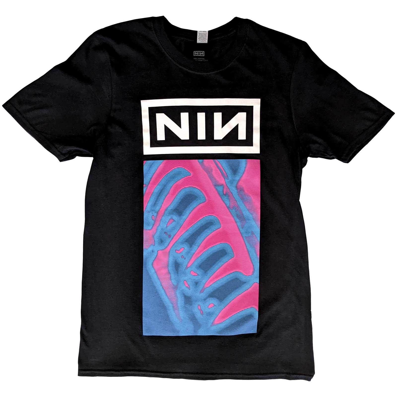 (ナイン・インチ・ネイルズ) Nine Inch Nails オフィシャル商品 ユニセックス Pretty Hate Machine ネオン Tシャツ コットン 半袖 トップス 【海外通販】