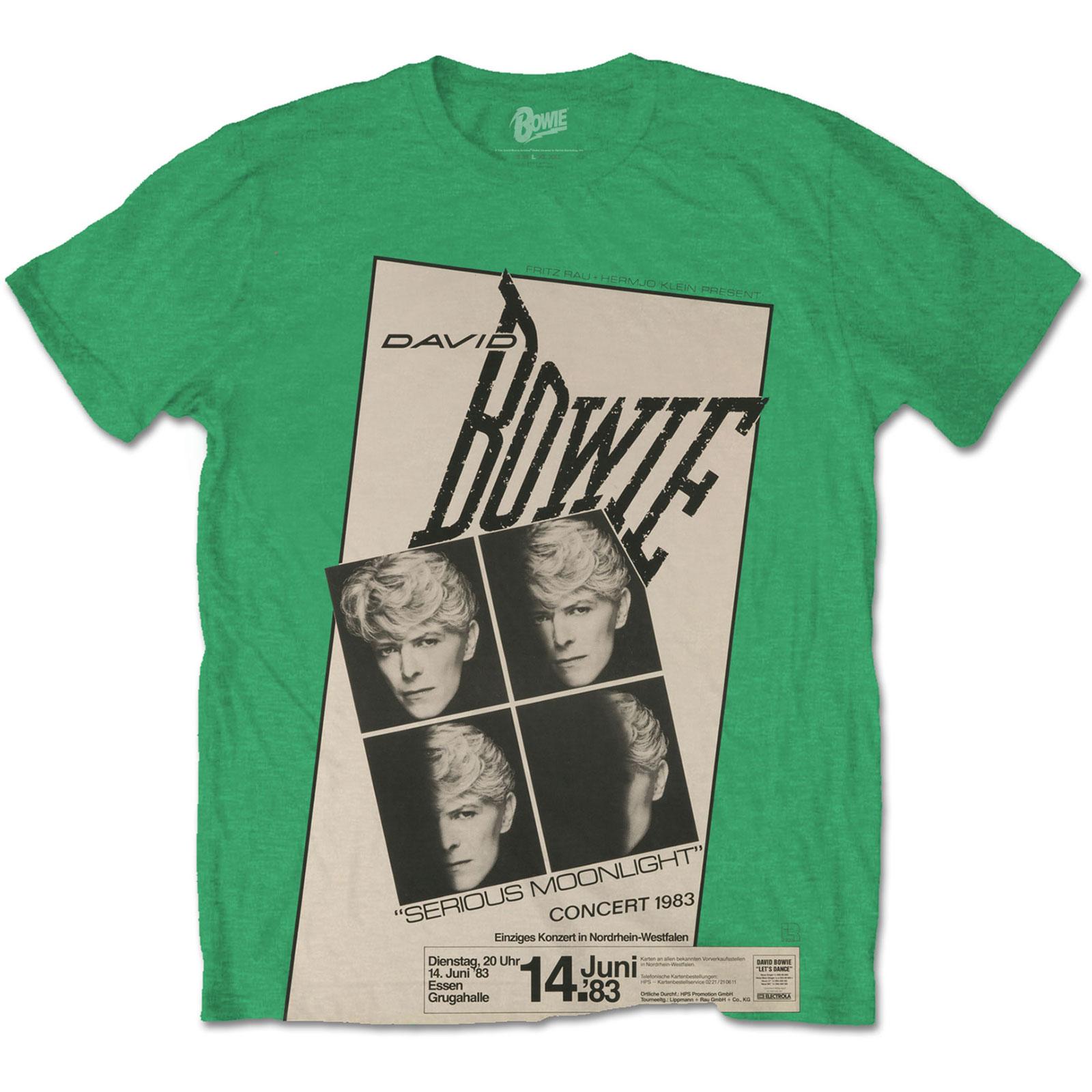 (デヴィッド・ボウイ) David Bowie オフィシャル商品 ユニセックス Concert ´83 Tシャツ コットン 半袖 トップス 