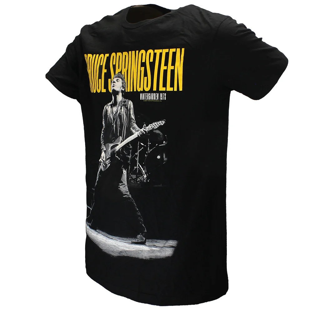 (ブルース・スプリングスティーン) Bruce Springsteen オフィシャル商品 ユニセックス Winterland Ballroom ギター Tシャツ 半袖 トップス 