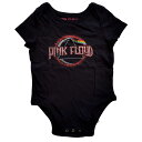 (ピンク・フロイド) Pink Floyd オフィシャル商品 ベビー・赤ちゃん Dark Side Of The Moon ボディースーツ ビンテージ風 半袖 ロンパ..