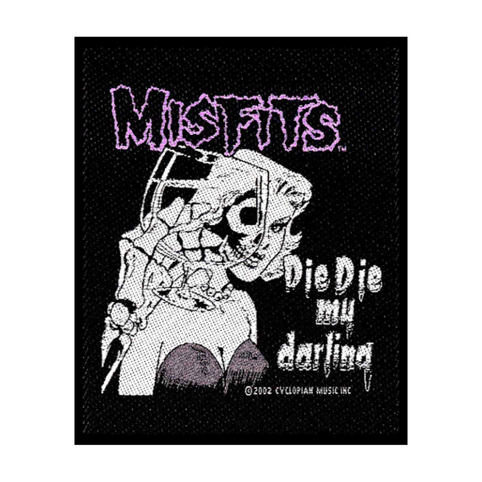 (ミスフィッツ) Misfits オフィシャル商品 Die Die My Darling スタンダード ワッペン パッチ 【海外通販】