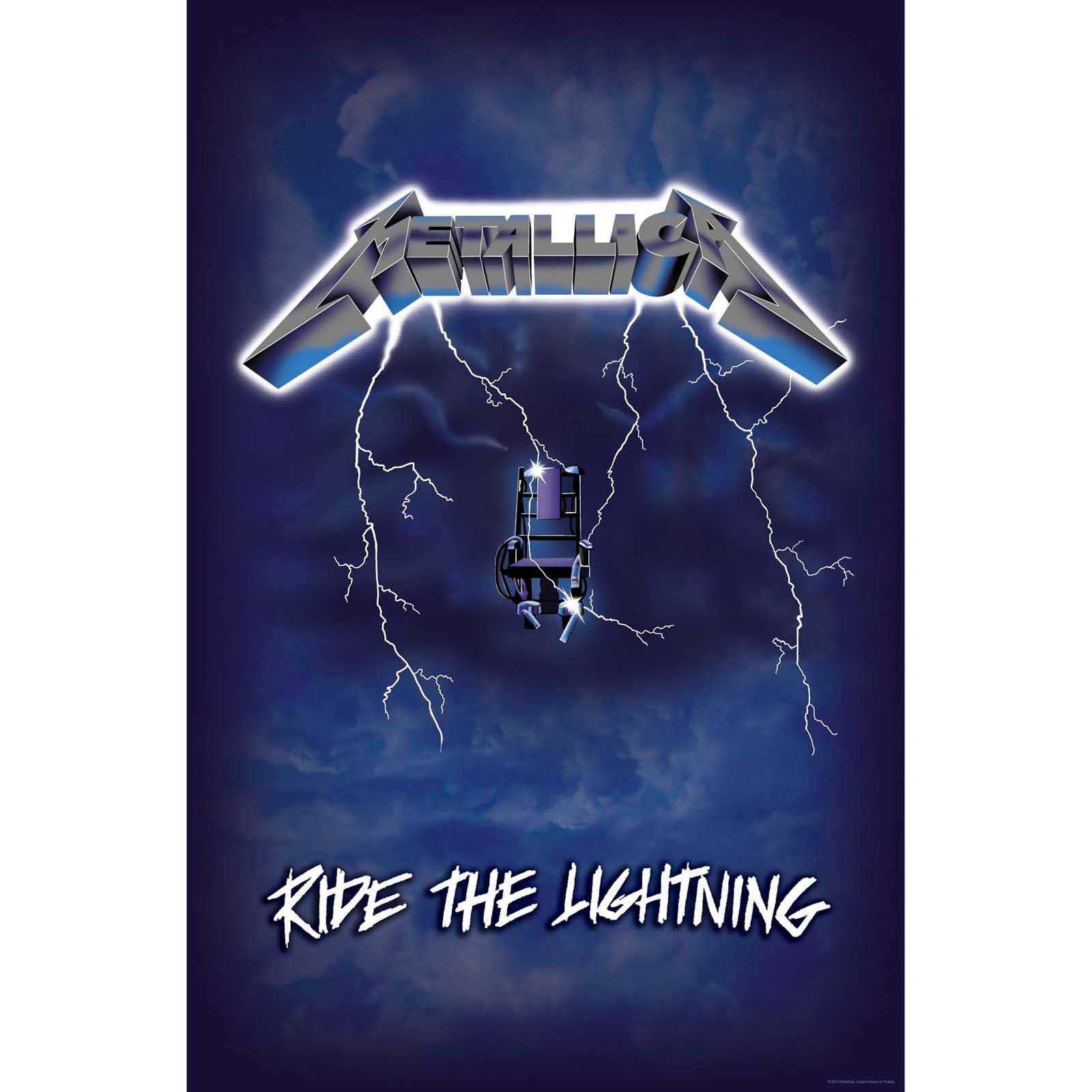 メタリカ Metallica オフィシャル商品 Ride The Lightning テキスタイルポスター 布製 ポスター 【海外通販】