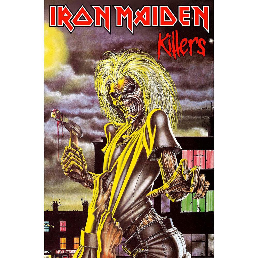 アイアン・メイデン Iron Maiden オフィシャル商品 Killers テキスタイルポスター 布製 ポスター 【海外通販】