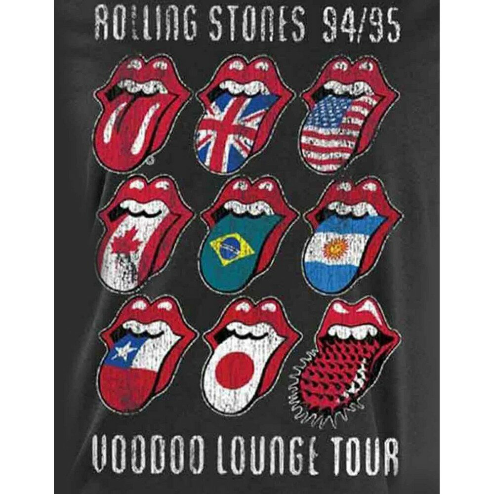 (ローリング・ストーンズ) The Rolling Stones オフィシャル商品 レディース Voodoo Lounge Tongue Tシャツ 半袖 トップス 【海外通販】