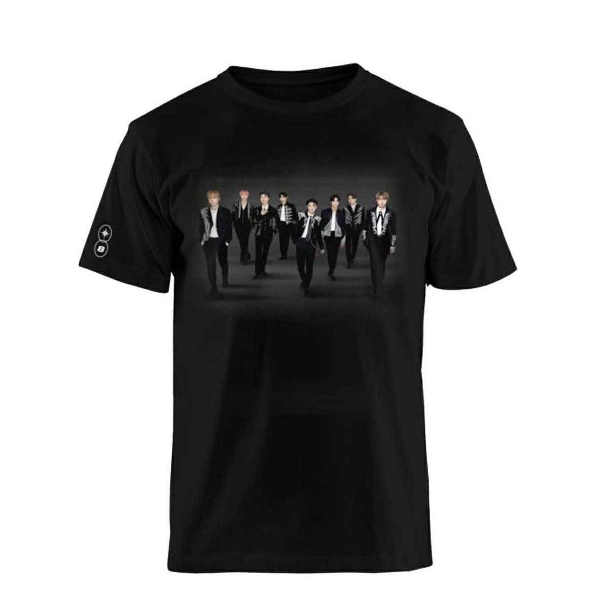 (エイティーズ) ATEEZ オフィシャル商品 ユニセックス Fellowship Tour Euro Tシャツ フォト 半袖 トップス 