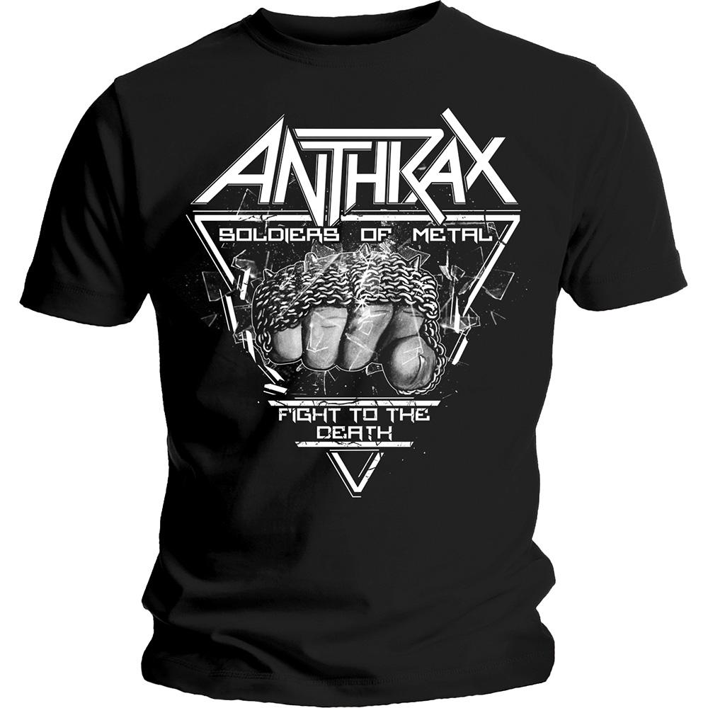 (アンスラックス) Anthrax オフィシャル商品 ユニセックス Soldier Of Metal FTD Tシャツ 半袖 トップス 【海外通販】
