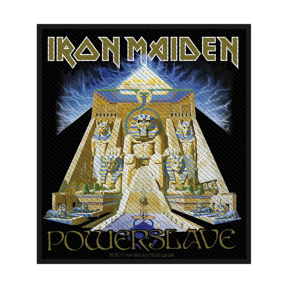 (アイアン・メイデン) Iron Maiden オフィシャル商品 Powerslave ワッペン スタンダード パッチ 【海外通販】