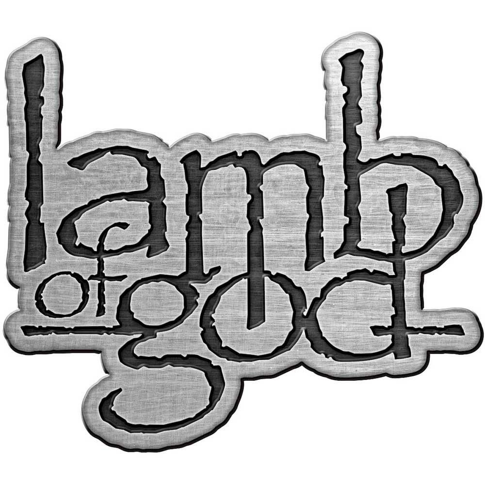 (ラム・オブ・ゴッド) Lamb Of God オフィシャル商品 ロゴ バッジ 【海外通販】