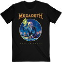 (メガデス) Megadeth オフィシャル商品 ユニセックス Rust In Peace Anniversary Tシャツ 半袖 トップス 【海外通販】