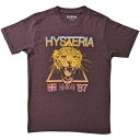 (デフ レパード) Def Leppard オフィシャル商品 ユニセックス Hysteria World Tour Tシャツ バックプリント 半袖 トップス 【海外通販】