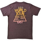 (デフ・レパード) Def Leppard オフィシャル商品 ユニセックス Hysteria World Tour Tシャツ バックプリント 半袖 トップス 【海外通販】