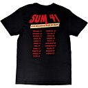 (サム フォーティーワン) Sum 41 オフィシャル商品 ユニセックス Does This Look Like All Killer No Filler European Tour 2022 Tシャツ コットン 半袖 トップス 【海外通販】