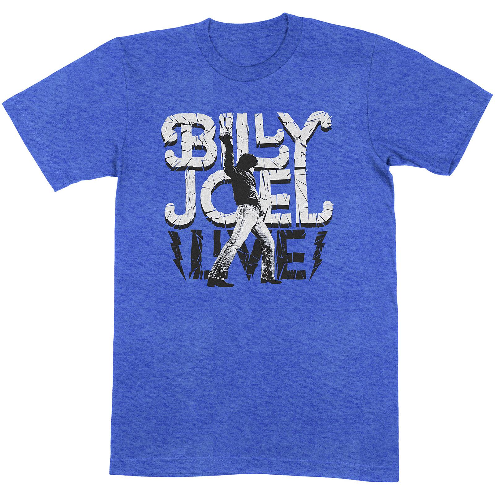 (ビリー・ジョエル) Billy Joel オフィシャル商品 ユニセックス Glass Houses Live Tシャツ コットン 半袖 トップス 【海外通販】