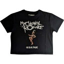 (マイ ケミカル ロマンス) My Chemical Romance オフィシャル商品 レディース The Black Parade Tシャツ クロップ丈 半袖 トップス 【海外通販】