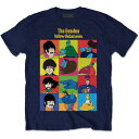 (ビートルズ) The Beatles オフィシャル商品 キッズ 子供 Submarine Characters Tシャツ 半袖 トップス 【海外通販】