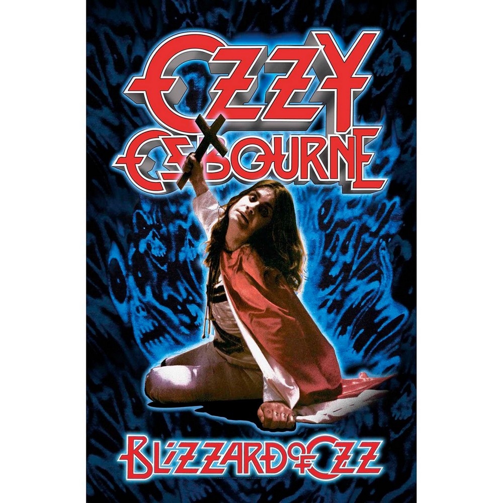 楽天Pertemba Japan（オジー・オズボーン） Ozzy Osbourne オフィシャル商品 Blizzard Of Ozz テキスタイルポスター 布製 ポスター 【海外通販】