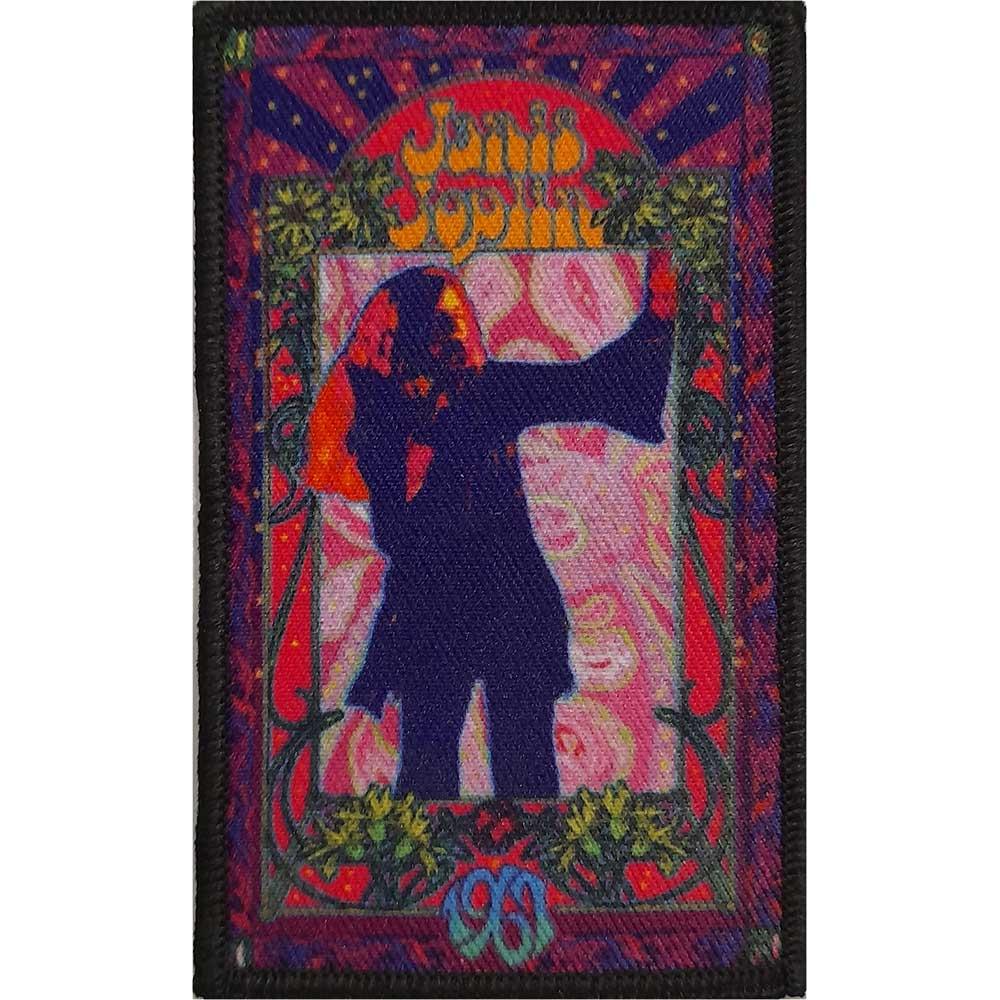 (ジャニス・ジョプリン) Janis Joplin オフィシャル商品 Floral Flame ワッペン パッチ 