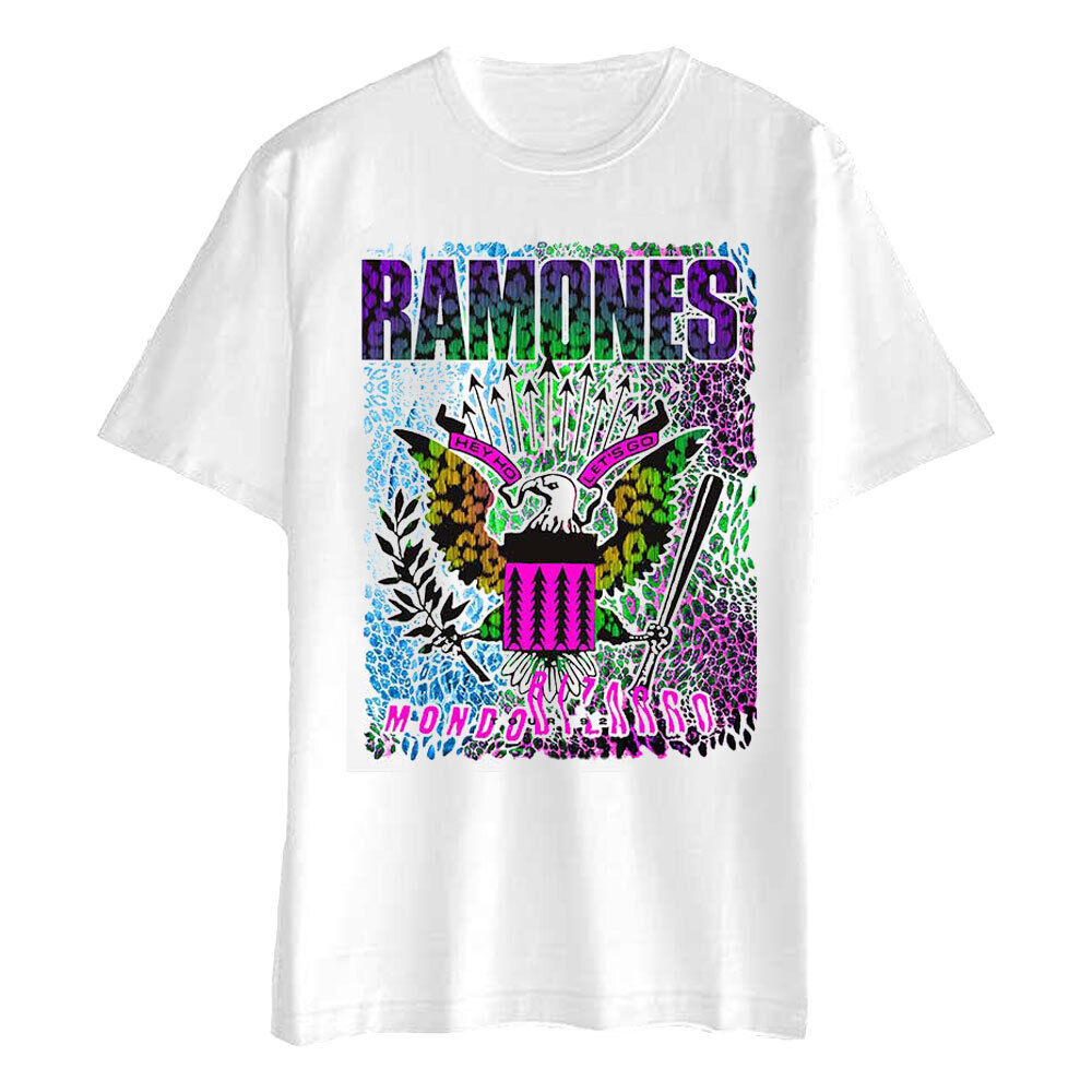 (ラモーンズ) Ramones オフィシャル商品 ユニセックス アニマル柄 Tシャツ コットン 半袖 トップス 