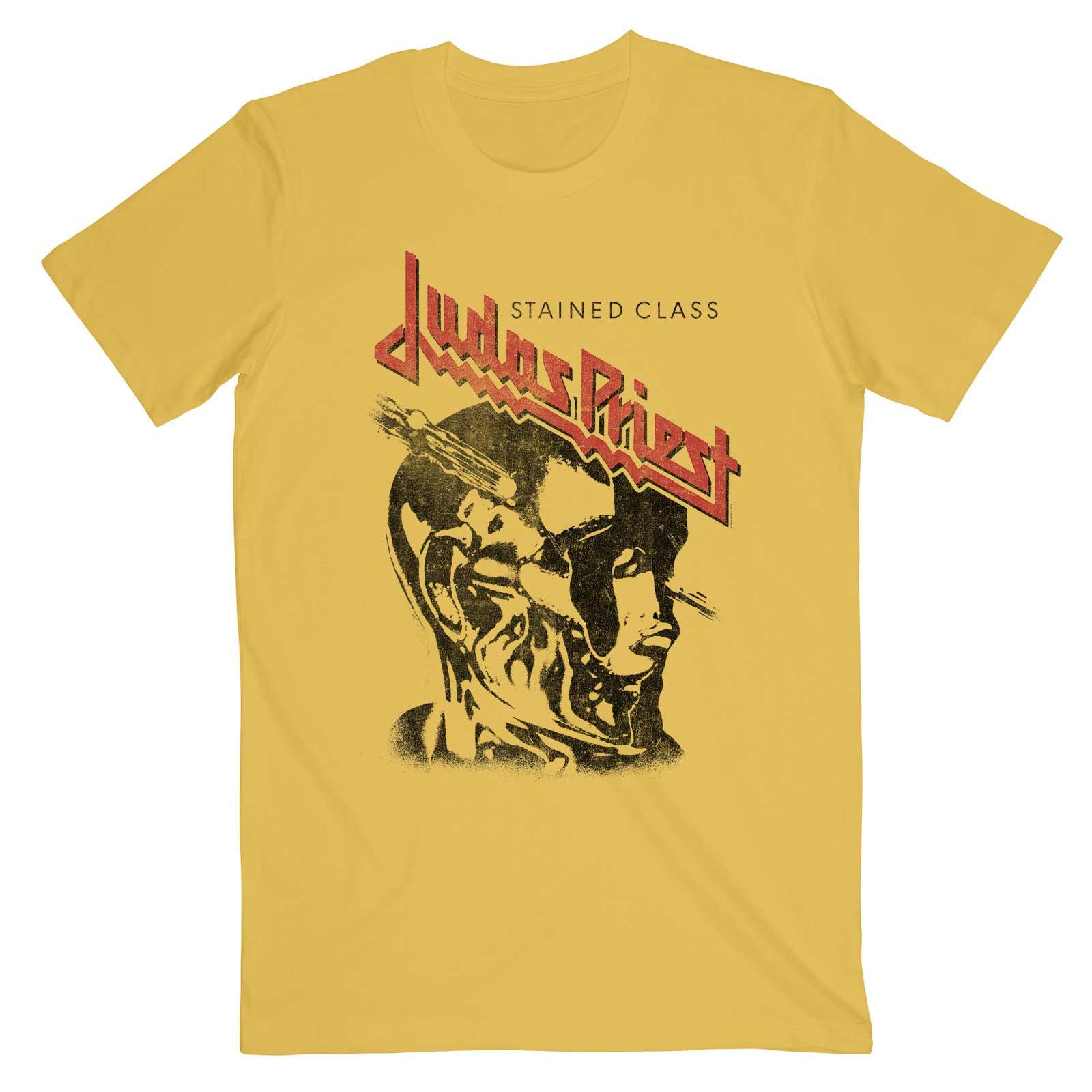 (ジューダス プリースト) Judas Priest オフィシャル商品 ユニセックス Stained Class Tシャツ ビンテージ風 半袖 トップス 【海外通販】