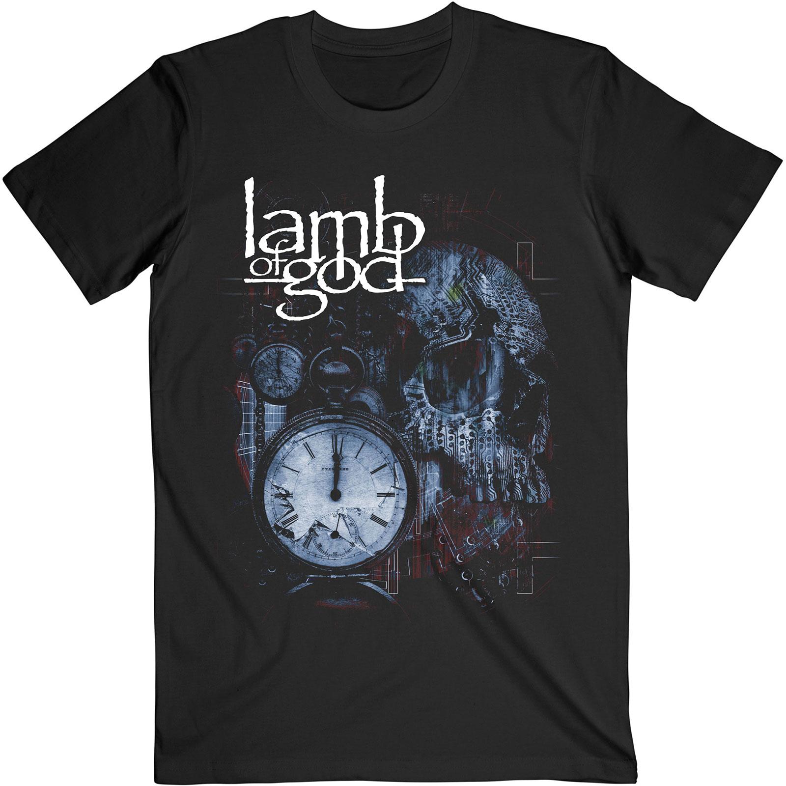 (ラム・オブ・ゴッド) Lamb Of God オフィシャル商品 ユニセックス Skull Tシャツ コットン 半袖 トップス 【海外通販】