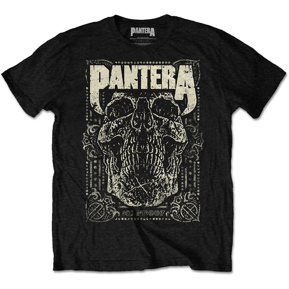(パンテラ) Pantera オフィシャル商品 ユニセックス 101 Proof Skull Tシャツ 半袖 トップス 【海外通販】
