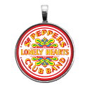 (ビートルズ) The Beatles オフィシャル商品 Sgt Pepper キーリング エナメル加工 キーホルダー 【海外通販】