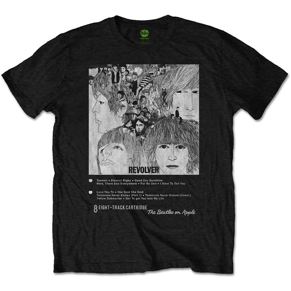 (ザ ビートルズ) The beatles オフィシャル商品 ユニセックス Revolver 8トラック Tシャツ 半袖 トップス 【海外通販】