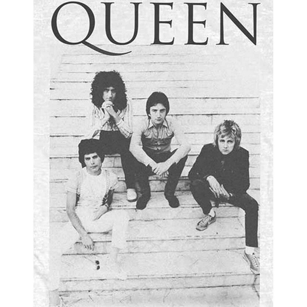 (クイーン) Queen オフィシャル商品 ユニセックス Stairs Tシャツ 半袖 トップス 【海外通販】