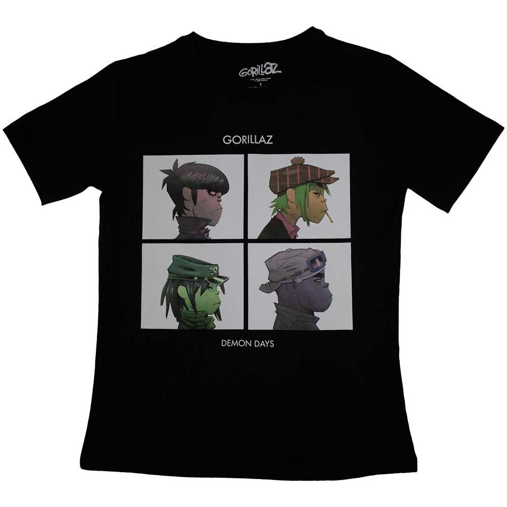 (ゴリラズ) Gorillaz オフィシャル商品 レディース Demon Days Tシャツ 半袖 トップス 【海外通販】