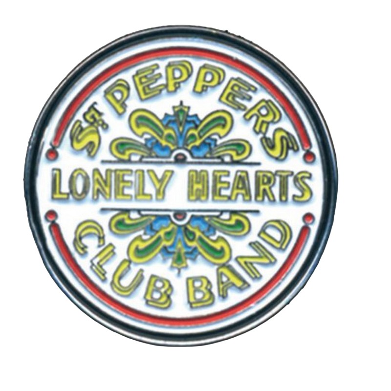 (ビートルズ) The Beatles オフィシャル商品 Sgt Pepper ドラム バッジ 【海外通販】