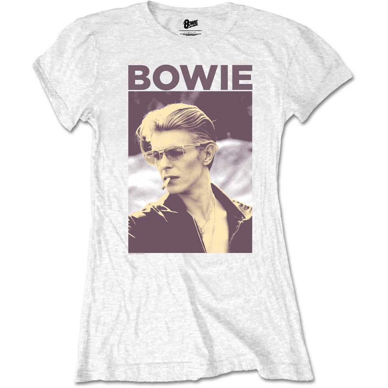 (デヴィッド・ボウイ) David Bowie オフィシャル商品 レディース Smoking Tシャツ 半袖 トップス 【海外通販】