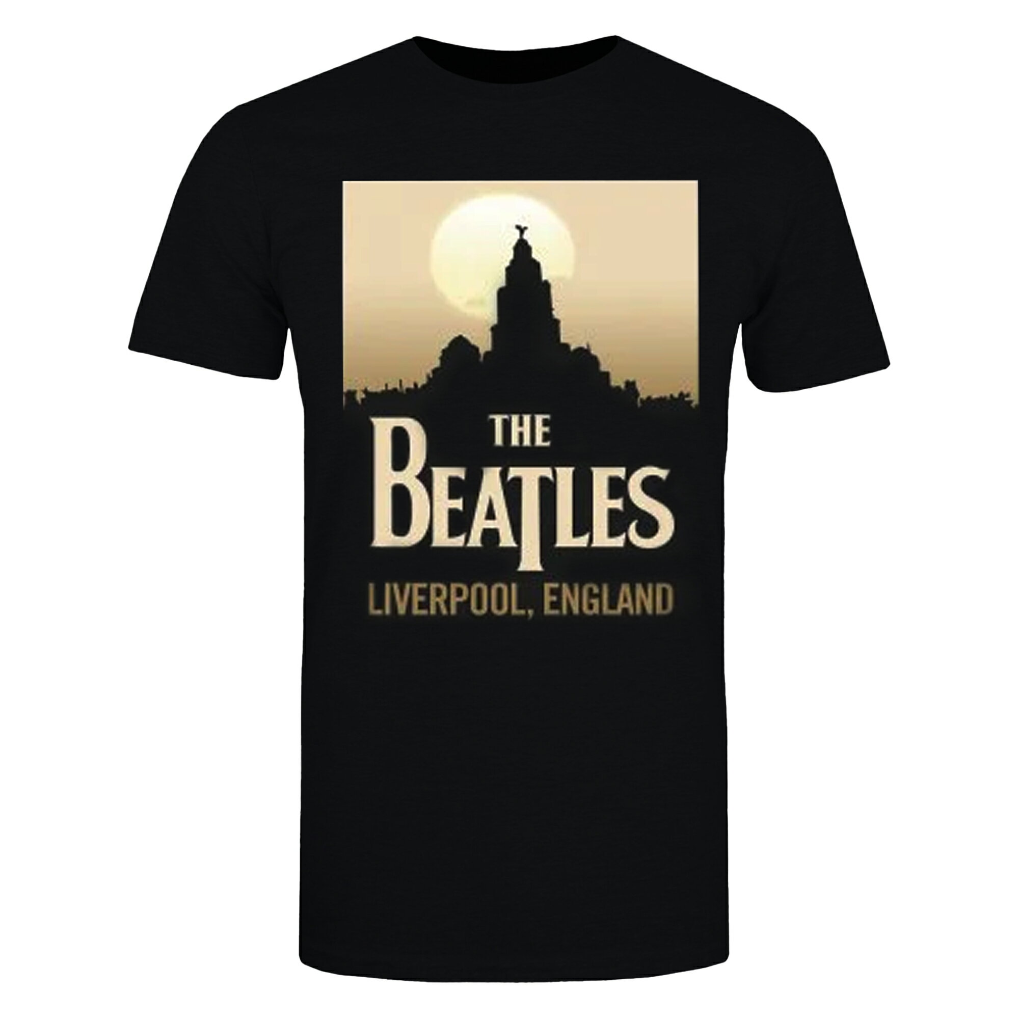 (ビートルズ) The Beatles オフィシャル商品 レディース Liverpool. England Tシャツ 半袖 トップス 【海外通販】