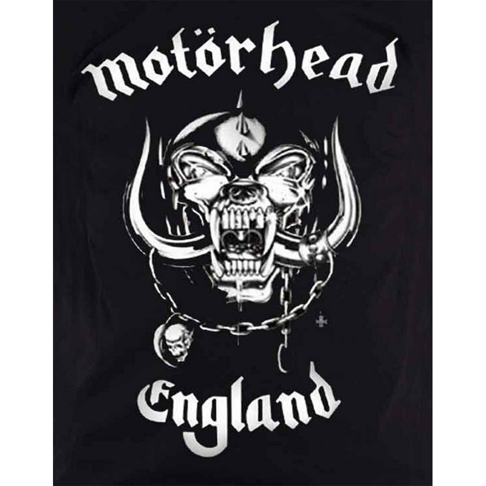 (モーターヘッド) Motorhead オフィシャル商品 ユニセックス England Tシャツ バックプリント 半袖 トップス 【海外通販】