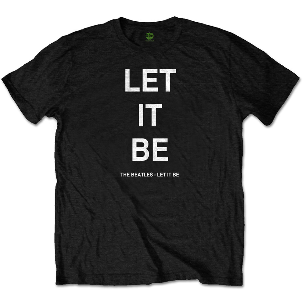 (ビートルズ) The Beatles オフィシャル商品 ユニセックス Let It B Tシャツ バックプリント 半袖 トップス 【海外通販】
