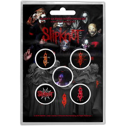 (スリップノット) Slipknot オフィシャル商品 We Are Not Your Kind バッジ セット (5個組) 【海外通販】