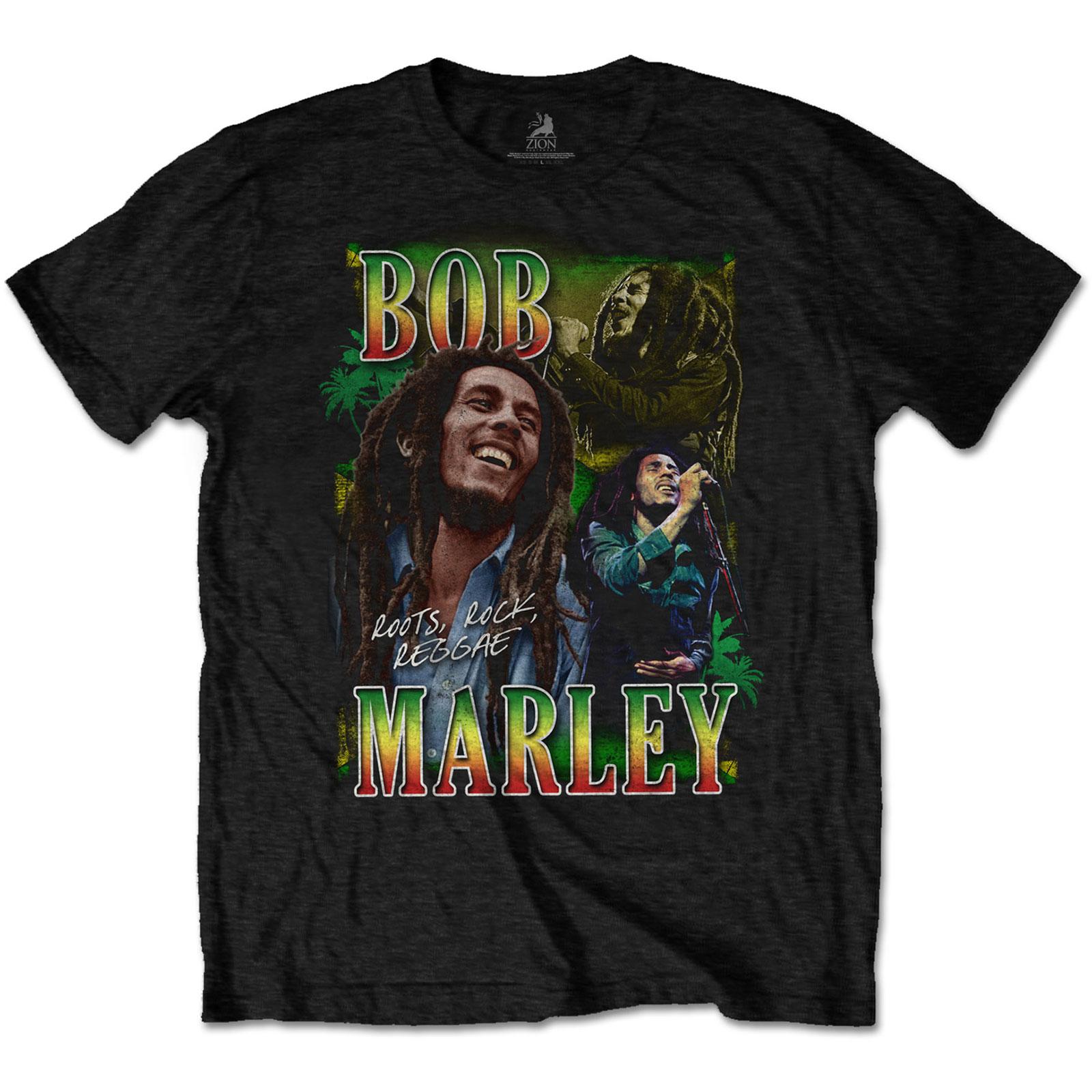 (ボブ マーリー) Bob Marley オフィシャル商品 ユニセックス Roots Rock Reggae Tシャツ オマージュ 半袖 トップス 【海外通販】