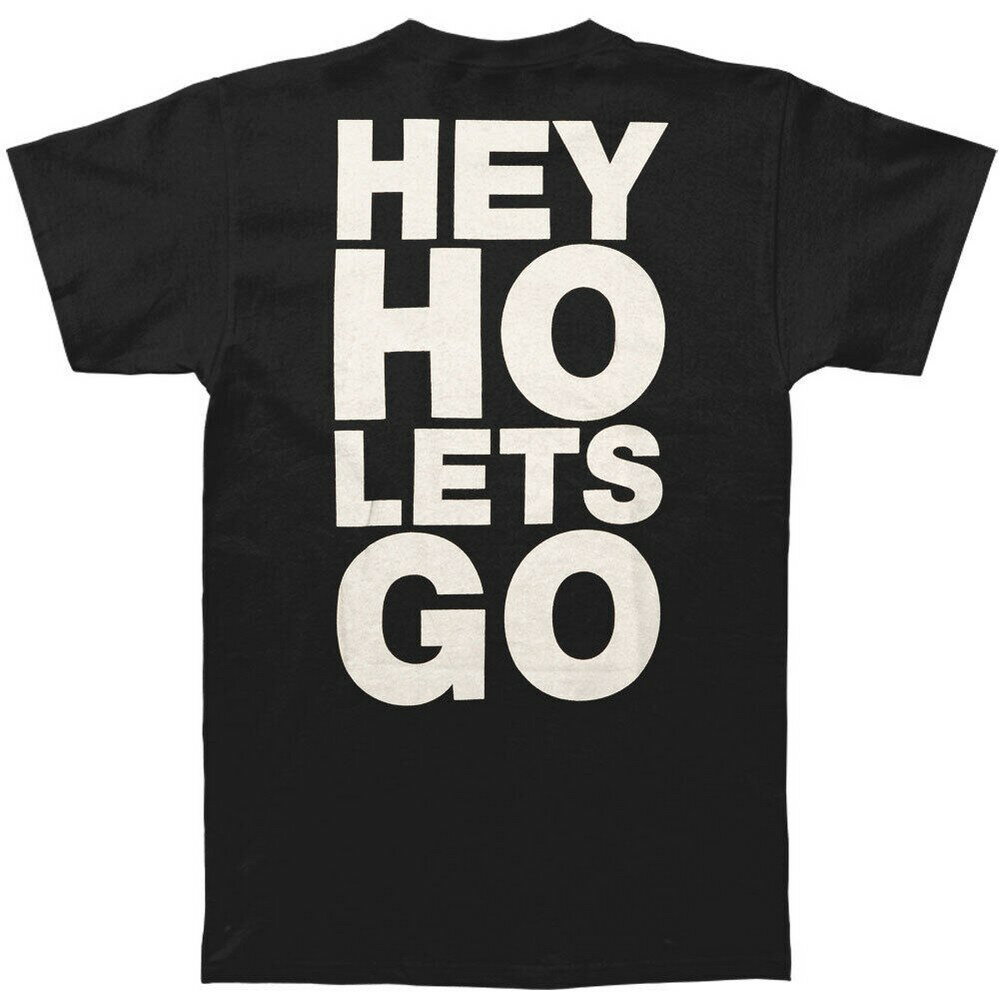 (ラモーンズ) Ramones オフィシャル商品 ユニセックス Hey Ho Tシャツ バックプリント 半袖 トップス 【海外通販】